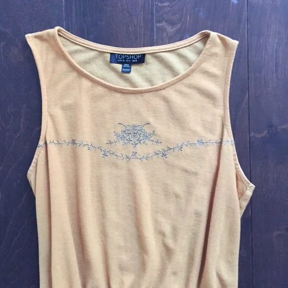 TOPSHOP Pleated Flirty Dress - Picture 2 of 2